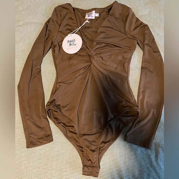 NWT Princess polly mirey bodysuit (brown) - Picture 2 of 3